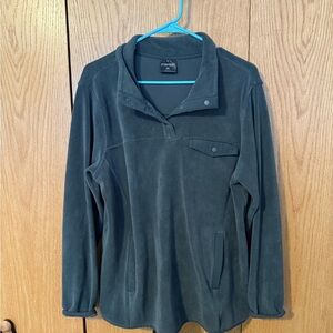 Women’s Green Fleece Pullover